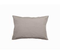 UNIVERSDECOR Lot de 2 taies d'oreiller Percale Pur Coton peigné Longues Fibres 80 Fils/cm² Vent du sud (Lin, Lot de 2 taies Percale 50 x 70 cm)