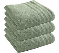 UNIVERSDECOR Lot de 3 draps de Douche Spa 70 x 140 cm / 400 GR/m² (Romarin, Lot de 3 draps de Douche 70 x 140 cm)