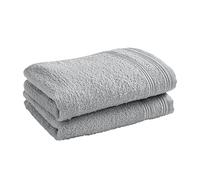 UNIVERSDECOR Lot de Serviettes invité éponge Spa 30 x 50 cm / 400 GR/m² (2, Perle)
