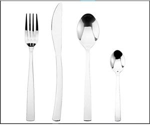 UNIVERSDECOR Ménagère 24 pièces 'Olympe' Secret de Gourmet