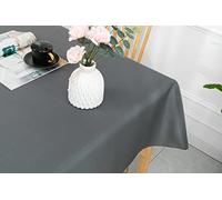 UNIVERSDECOR Nappe enduite avec Traitement antitache (Ardoise, Carrée 180 x 180 cm)