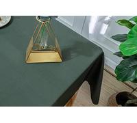 UNIVERSDECOR Nappe enduite avec Traitement antitache (Kaki, Carrée 180 x 180 cm)