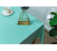 UNIVERSDECOR Nappe enduite avec Traitement antitache (Menthe, Carrée 180 x 180 cm)