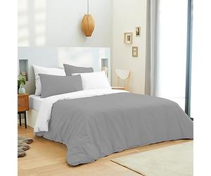 UNIVERSDECOR Pack Complet 6 pièces Bicolore HDC 260 x 240 cm pour lit 180 x 200 cm 'King Size