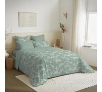 UNIVERSDECOR Pack Complet 6 pièces Housse de Couette réversible pour lit 160 x 200 cm (Pack Housse de Couette 6 pièces lit 160 x 200 cm, Landscape Menthe)