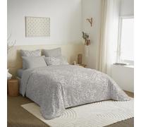 UNIVERSDECOR Pack Complet 6 pièces Housse de Couette réversible pour lit 160 x 200 cm (Pack Housse de Couette 6 pièces lit 160 x 200 cm, Cachemire Naturel)