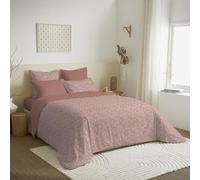 UNIVERSDECOR Pack Complet 6 pièces Housse de Couette réversible pour lit 160 x 200 cm (Pack Housse de Couette 6 pièces lit 160 x 200 cm, Celeste pêche)