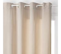 UNIVERSDECOR - Rideau Lilou Effet Velours 140 x 260 cm Atmosphera (Taupe, Rideau Lilou Effet Velours 140 x 260 cm)