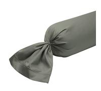 UNIVERSDECOR Taie de traversin Percale de Coton peigné Julian Coton Pur (Ardoise)