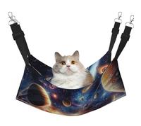Universe And Solar System Hamac imprimé pour animaux de compagnie - Hamac de couchage pour chats, lapins, furets, chiots, petits animaux