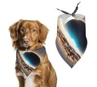 Universe Bandanas pour chien pour le toilettage des animaux de compagnie, bavoirs triangulaires lavables pour animaux domestiques pour chats et chiens