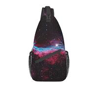 Universe Galaxy Blue Ocean Underwater Fish Sling Bag, Sac à Dos à bandoulière Chest Pack Causal Crossbody Daypack pour Femmes Hommes Randonnée Voyage
