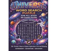 Universe Word Search Puzzle: Word Searches with Large Print about the Universe, Galaxy and Stars Theme, Universe and Cosmos Words and More... | 8.5x11 ... | Gift for Vacations, Holidays and Free Times