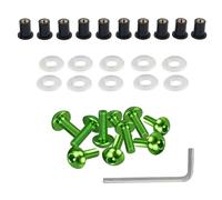 Universel 10pcs Ecrou De Pare-brise Moto Pour M5 Ecrou Pour Moto Set De Vis À Tête Fraisée Kit de boulons
