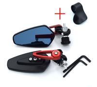 Universel 22mm Moto Guidon En Aluminium Rétroviseurs Pour Yamaha R1 R6 R15 R25 Fz6 Fz6r Xj6 - Type Rouge