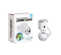Universel 30X Microscope de téléphone Portable loupe de lumière LED lentille téléphones Portables Pince d ' Objectif d ' Appareil Photo pour la Photographie LED Light Microscope