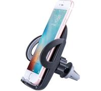 Universel 360° Support Téléphone GPS Voiture Air Vent Aération Grille Mount Pour iPhone Samsung Smartphone Gris