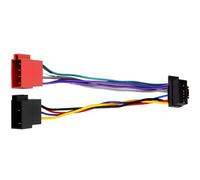 Universel Adaptateur Autoradio ISO, Adaptateur de Faisceau 16 Broches Câble Adaptateur Radio de Voiture avec Fiche ISO Femelle Compatible avec VW Golf BMW Ford C-Max Transit Kuga Citroën