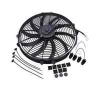 Universel de Ventilateur de Refroidissement électrique pour radiateur, Noir, Installation Facile par Simple Pression ou Traction, remplace Le kit de Montage 12 V 120 W de 40,6 cm (16 Pouces)