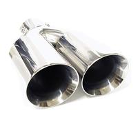 Universel Double Embout D'echappement Acier Inoxydable