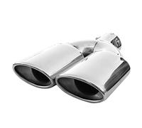 Universel Double Embout D'echappement Acier Inoxydable chrome