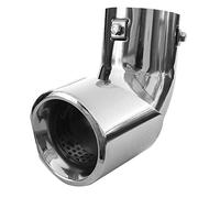 Universel Embout D'echappement De Voiture En Acier Inox 56mm Chrome Universel