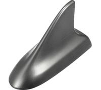 Universel gris foncé Requin Aileron plastique adhésif décoratif Motif Voiture toit antenne