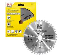 Universal HM Kreissägeblatt 190 x 30 X 1,7 MM 40 Dents Lame de Scie Métal Bois