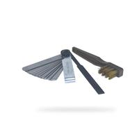 UNIVERSEL - Kit D'Entretien Bougie D'Allumage - Brosse + Lime Plate + Jeu De 10 Cales De 0,10mm À 1mm