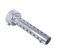 Universel Moto Échappement Peut DB Killer Silencieux Silencieux Chicane Insert Argent (45mm)