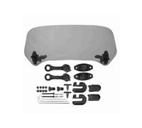 Universel Moto Modifié Pare-brise Spoiler Déflecteur D'air Vent Avant Écran Couverture Pièces Accessoires Pare-brise Accessoires(Gray)
