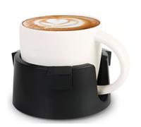 Universel Porte Gobelet, Porte-Gobelet Multifonctionnel Anti-Éclaboussures, Porte-Gobelet Isolant pour Les Tasses de Bureau, Le Ruban Adhésif 3M sur Le Fond Empêche Les Tasses de Basculer (Noir)
