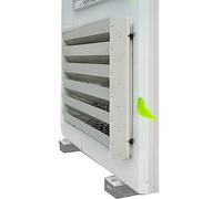 Universel pour Climatiseur Extérieur,Couvercle de Guide De Vent de Soufflage Anti-Direct de Sortie d'air Durable,Pompe À Chaleur/Capot De Protection du Condenseur