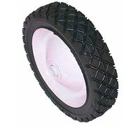 UNIVERSEL - Roue Acier à Moyeu Déporté pour Équipement Jardin - Diamètre 152 mm / Moyeu : 35 mm / Alésage 12,7 mm / Largeur 38 mm
