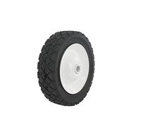 UNIVERSEL - Roue Acier à Moyeu Déporté pour Équipement Jardin - Diamètre 152 mm/Moyeu : 35 mm/Alésage 12,7 mm/Largeur 38 mm