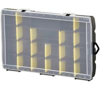 universel STANLEY neu Coffret de rangement (l x H x P) 357 x 48 x 229 mm Nombre de compartiments: 22 Contenu 1 pc(s)