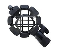 Universel Support Adaptateur de Mount anticollision pour Microphone avec 8 Elastiques Support Fixation
