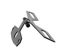 Universel Support de Plaque d'Immatriculation Pliable en Métal Accessoire Moto