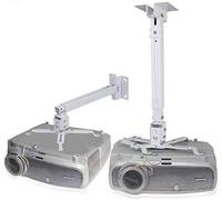 Universel Support Pour Projecteur, Longueur Réglable De 43-65Cm, Charge Maximale De 25Kg, Inclinable À ±30°, Acier Épaissi, Pour Projecteur Benq, Qkk, Epson, Optoma Et Dr.J.[APP6191052]