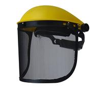 UNIVERSEL - Visière De Protection Plastique Relevable & Casque Anti Bruit Intégré - Modèle Professionnel - Largeur Visière 400mm, Hauteur 190mm - Débroussailleuse & Bricolage
