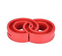 universel voiture auto caoutchouc amortisseur Yctze pour resorte de suspension Amortisseur de Voiture 2 Pc Rouge TPE Tampon de Choc Tampon Ressort Pare-chocs Coussin Type A-F Amortisseur Tampon Resso