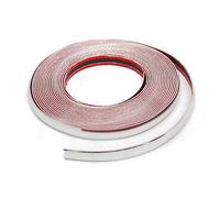 Universel Voiture Barre Chrome Styling Bandes Decoratives de Style Chrome pour Les Fenetres Exterieures et Les Carrosseries de Voiture 20mm x 5 metres