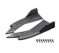 Universel Voiture Parechocs Arrière Spoiler Lèvre Aile Garniture Protection Anticrash Diffuseur Jupe Latérale Wrap Angle Splitter Kit Carrosserie Séparateur Spoiler(Carbon Fiber)