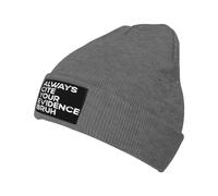 Universelle Beanie pour Homme C'est drôle, cite Toujours tes preuves, mec Tricoter Chapeau Respirant Beanie Tricoté pour Cyclisme Ski Femme