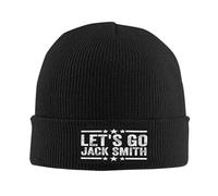 Universelle Bonnet Tricoté Allons-y Jack pour la présidence Bonnet Hiver Chaud Tricot Classique Chapeau Tricoté pour Ski Femme Adultes