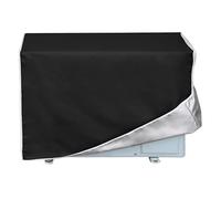 Universelle Housse Climatiseur Extérieur, Protege Moteur Clim en Tissu Oxford de Qualité Supérieure, Imperméable et Résistante(Black,85x32x57cm/33x12x22in)