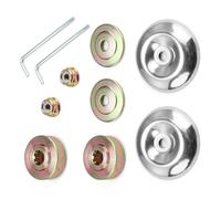 Universelle Kit Fixation écrou Lame Boîte,Tête de Débroussailleuse Universelle Accessoires,10 Morceaux Kit Ecrou Tete Debroussailleuse,Lames de Boîte Vitesse Métal,pour Tondeuse à Gazon Brosse Cutter
