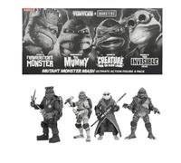 Universelle Monsters X Tmnt Teenage Mutant Ninja Turtles black & Blanc Boîte 4
