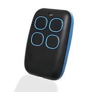 Universelle Télécommande 4-en-1 433MHz, Rolling Code et Code Fixe, Télécommande Copieuse Étanche, Interrupteur de Remplacement pour Voitures Volets Roulants Portes de Garage, Bleu
