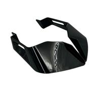 Universelles Moto Ailettes Fixes Carénage Ailettes Carénage Moto Kit d'ailes Aérodynamiques(Bright Black)